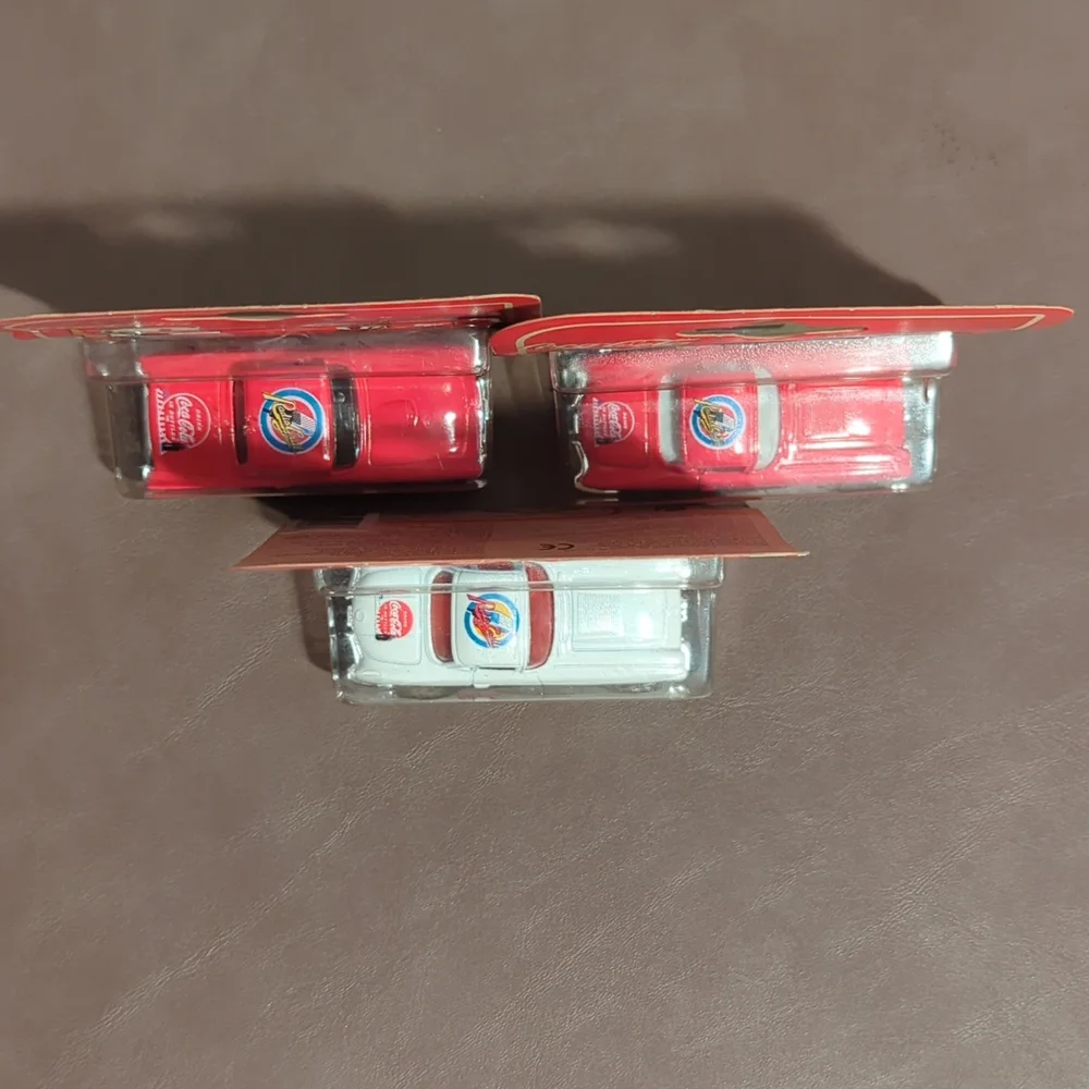 1997 Majorette Coca Cola Coke collectible cars Corvettes T Bird
